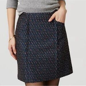 Loft Textured Mini Skirt Size 10